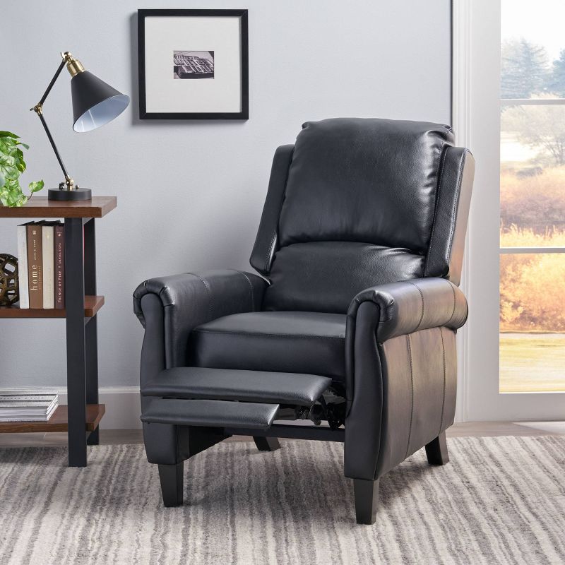 Haddan Faux Leather Recliner Club Chair - Christopher Knight Home, 6 of 7