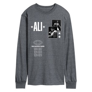 Men's - Muhammad Ali - World Heavyweight Champion Long Sleeve Graphic T-Shirt - 1 of 3
