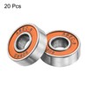 Unique Bargains Skates Scooters 608RS Deep Groove Ball Skateboard Bearings 20 Pcs 0.87" - 3 of 4