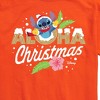 Men's - Lilo and Stitch - Aloha Christmas Short Sleeve Graphic T-Shirt - 2 of 4