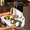 Best Choice Products Pretend Play Kitchen Wooden Toy Set for Kids w/ Telephone, Utensils, Oven, Microwave - 3 of 4