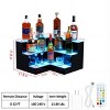 Acrylic Wall-Mounted Multifunctional Cabinet with Display and Storage Shelves, Suitable for Home and Commercial Bars, Gatherings, and Parties - 2 of 3