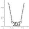 Black Bow Jewelry Sterling Silver Chi Omega Greek Life Necklace 18 Inch - 3 of 4