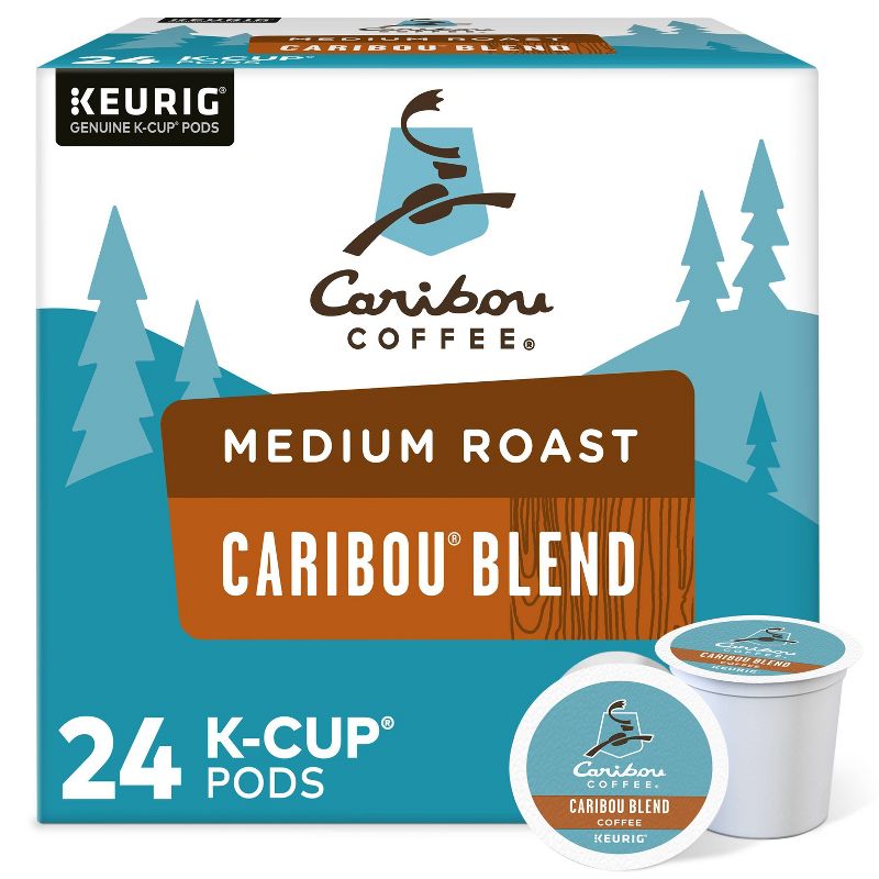 Caribou Coffee Caribou Blend Keurig K-Cup Coffee Pods - Medium Roast - 24ct, 1 of 11