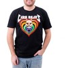 Men's Care Bears Heavy Metal Rainbow Skull T-Shirt - 2 of 4