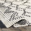 Nuloom Jaycee Moroccan 4x6 Shag Indoor Area Rug for Living Room Bedroom Dining Room Nursery Kitchen, Beige/Ivory - 4 of 4