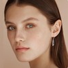 Sterling Silver Infinity CZ Earrings | Long Drop Dangle for Women & Gifts - 4 of 4