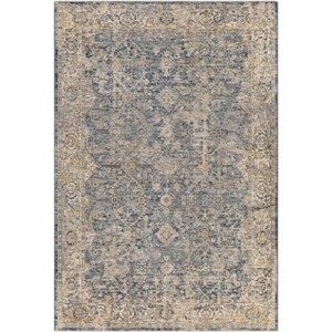 Hauteloom Aspengos Gray/Denim Area Rug - 1 of 4