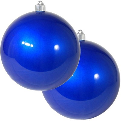 Christmas by Krebs 2ct Candy Blue Shatterproof Christmas Ball Ornaments 6" (150mm)