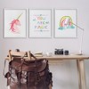Stupell Industries You Are Magic Rainbow & Unicorn, 24" x 30" - 2 of 4