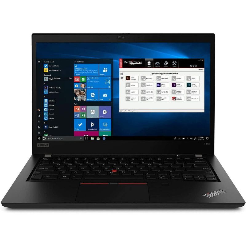 Lenovo Thinkpad P14S Gen 2 14" Laptop Ryzen 7 Pro 16GB 512GB SSD Windows 10 Pro - Manufacturer Refurbished, 1 of 5