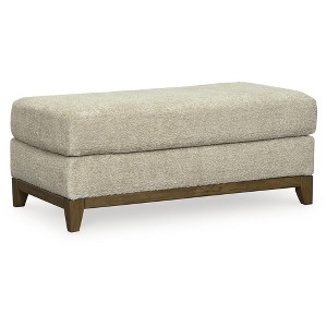 Signature Design by Ashley Traditional Parklynn Ottoman, Desert Brown - 1 of 4