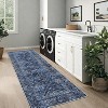 Washable Runner Rug 2x6 Runner Modern Non Slip Kitchen Rugs Geometric - 2 of 4