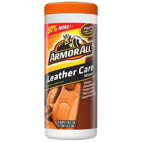 Armor All 30ct Leather Care Wipes Automotive Protector - image 1 of 4