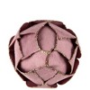 Northlight 5" Pink Flower Glitter Petal Shatterproof Ball Christmas Ornament - 4 of 4