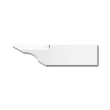 Slice 10404 Replacement Ceramic Safety Box Cutter Blades - Finger-Friendly  and Dual Sided - (Rounded Tip) - Pack of 4 