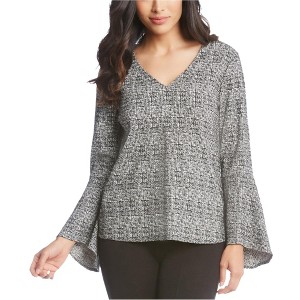 Karen Kane Womens Bell Sleeve Pullover Blouse - 1 of 1