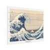 Trademark Fine Art Pictufy Under The Great Wave Wood Slat Art - 2 of 4