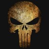 Men's Marvel Punisher Rusty Skull Logo T-Shirt - 2 of 4