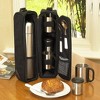 Picnic at Ascot - Deluxe Vienna Travel Coffee Tote for 2 Including Stainless Vacuum Flask, Cups, and Teaspoons - 3 of 4