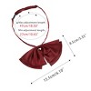 Allegra K Women's Pre-Tied Solid Adjustable Casual Uniform Bowknot Bowties - 3 of 4