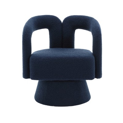360 Degree Swivel Cuddle Barrel Accent Chairs, Round Armchairs with Wide Upholstered