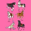 Girl's Disney Horses Diagram Crop T-Shirt - 2 of 3