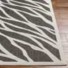 Hauteloom Astra Zebra Print Black Outdoor Rug - 3 of 4