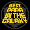 Men's Star Wars: A New Hope Galactic Empire Best Papa in the Galaxy Distressed T-Shirt - 2 of 4