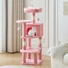 JIONJOY 44-Inch Cat Tower with Large Condo & Climbing Ladder, 3 Perches & 2 Condos - 3 of 4