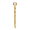 Black Bow Jewelry 14k Yellow Gold Tulane Green Wave NCAA Extra Large Pendant - 2 of 4