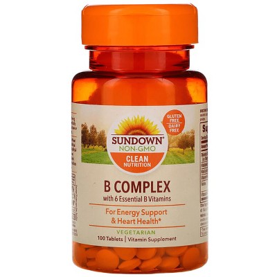 Sundown Naturals Vitamin B Complex Tablet 100ct