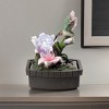 HomeRoots 11" Pink Green And Brown Polyresin Hummingbird Tabletop Fountain - 2 of 4