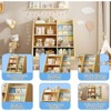 ALEXOUN Wooden Kids Bookshelf with Sling Book Rack - 4-Tier Bookcase & Toy Storage Organizer,Space-Saving Design for Toddler Room, Playroom - 4 of 4