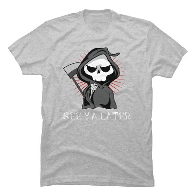 Men's Design By Humans See Ya Later Halloween T Shirt By thebeardstudio T-Shirt