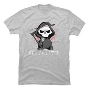 Men's Design By Humans See Ya Later Halloween T Shirt By thebeardstudio T-Shirt - 1 of 4