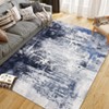 Area Rug, Ultra-Soft Washable Rug for Living Room, Dinner Room, Bedroom, Non-Slip Modern Abstract Rug - 4 of 4