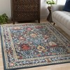 Hauteloom Neola Navy Blue Damask Area Rug - 2 of 4