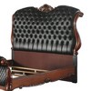 103" Queen Bed Dresden Bed PU and Cherry Oak - Acme Furniture: Luxurious Tufted Design, Leather Upholstery - 3 of 4