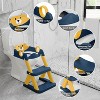 BabyBond 2 in 1 Potty Training Toilet Seat with Splash Guard Anti-Slip Pad Step Stool - 2 of 2