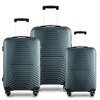 3 Piece Hardside Luggage Set with 360° Spinner Wheels, TSA Lock, Expandable 20"/24"/28", Lightweight Durable Suitcases with Corner Protection - 3 of 4