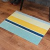 2'x3' ColorStar Coastal Sun Doormat - Bungalow Flooring: Indoor/Outdoor Rubber Backing, Stain & Skid Resistant - 2 of 4