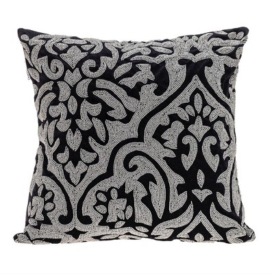 Parkland Collection,Carmela Transitional Beaded Throw Pillow