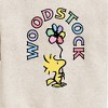 Boys' - Peanuts - Woodstock Flower Graphic Long Sleeve Fleece Sweatshirt - 2 of 4