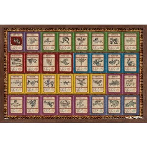 Trends International How To Train Your Dragon (2025) - Cards Framed Wall Poster Prints - 1 of 4