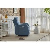 Recliner Chair,Fabric Power Recliner,Adjustable Modern Reclining Chair with Footrest for Adults,for Living Room,Medium - 4 of 4