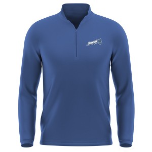 Men's Brandeis University Adult Active Sport 1/4 Zip Pullover Left Chest Logo - 1 of 4