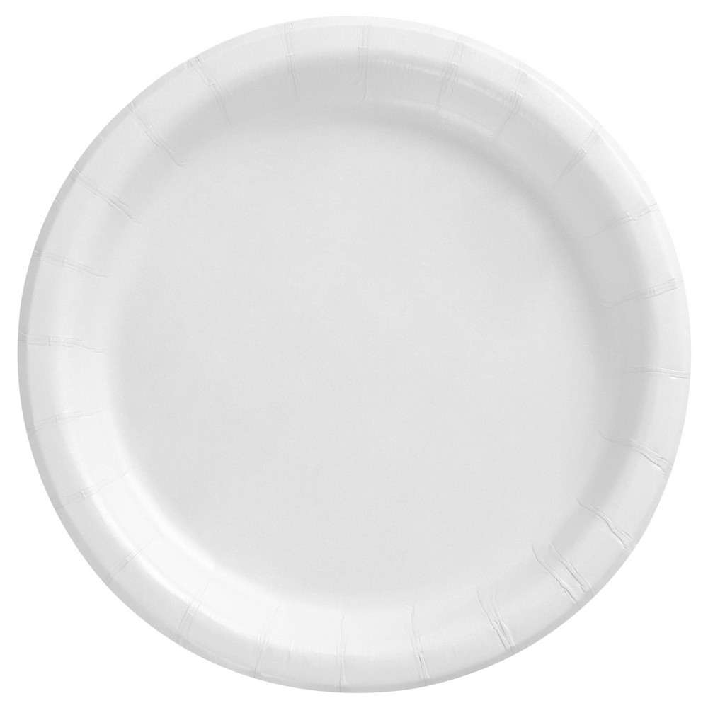 8.5" 60ct Dinnware Plates White - Spritz