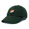 Dalix Salmon Nigiri Embroidered Sushi Cotton Dad Hat Baseball Cap Adjustable Womens - 4 of 4
