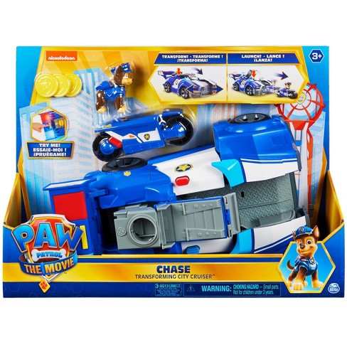 finansiere transportabel begynde Paw Patrol: The Movie Chase Transforming City Cruiser : Target